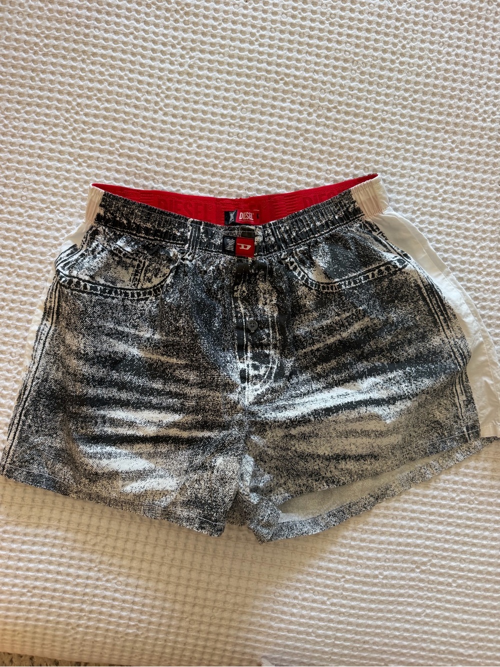 Diesel X Savage Fenty Collab Cotton Shorts